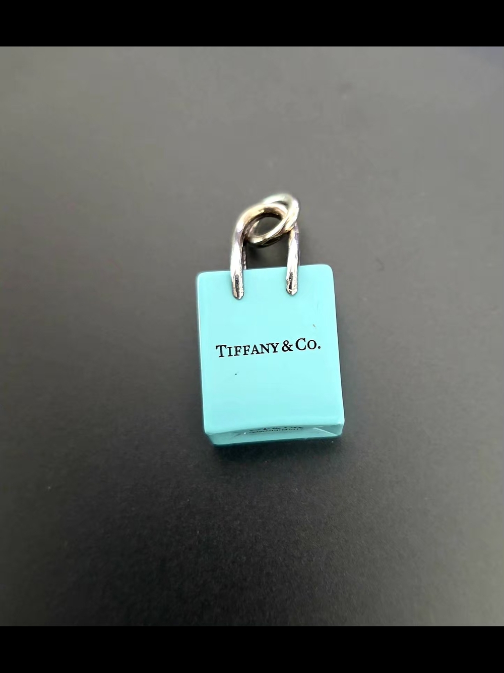 Tiffany & Co. Turquoise Envelope Charm Pendant